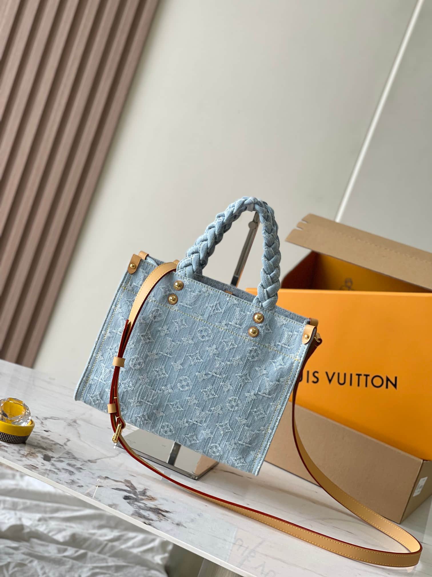 Louis Vuitton Let Go PM Monogram Denim Sky Blue Denim M24897 TOP
