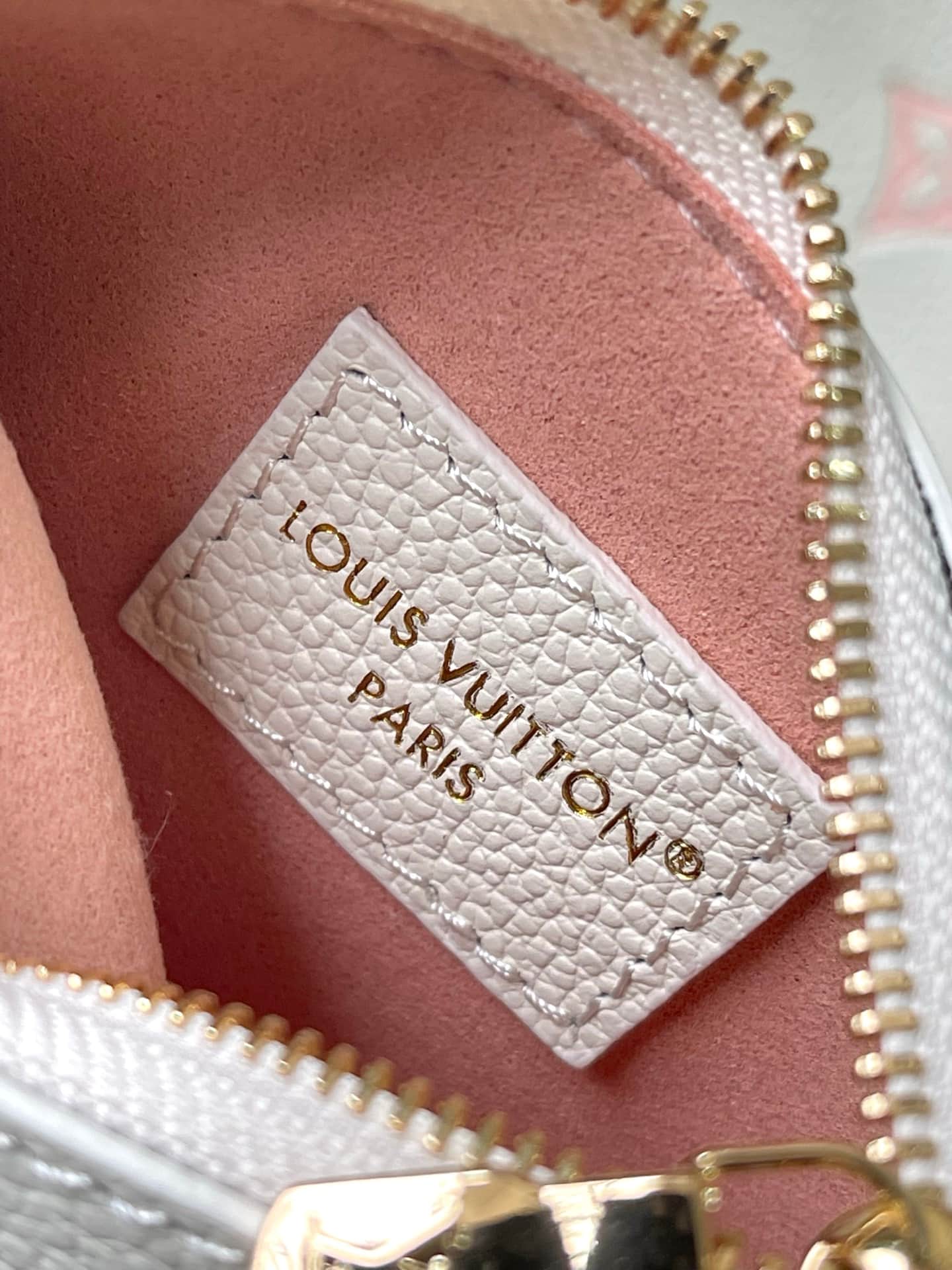 Louis Vuitton All In BB Milky White/Peach Cowhide leather M28315 High