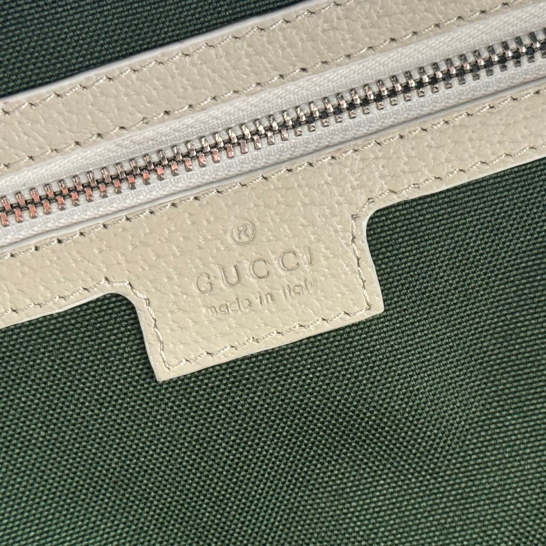 Gucci Ophidia Medium Backpack White soft GG Supreme 834466 High