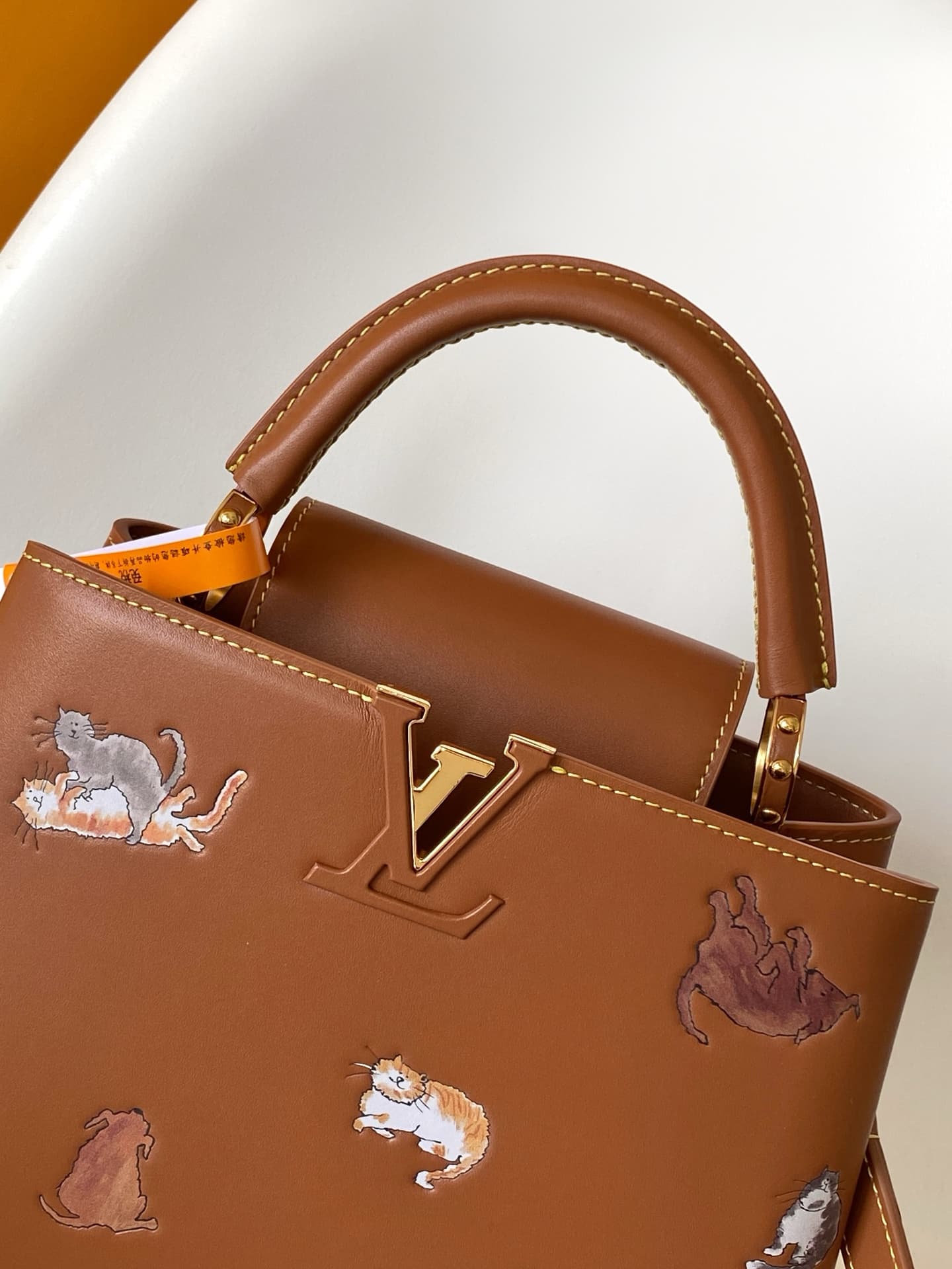 Louis Vuitton Capucines BB Tan Calfskin leather M25874 TOP