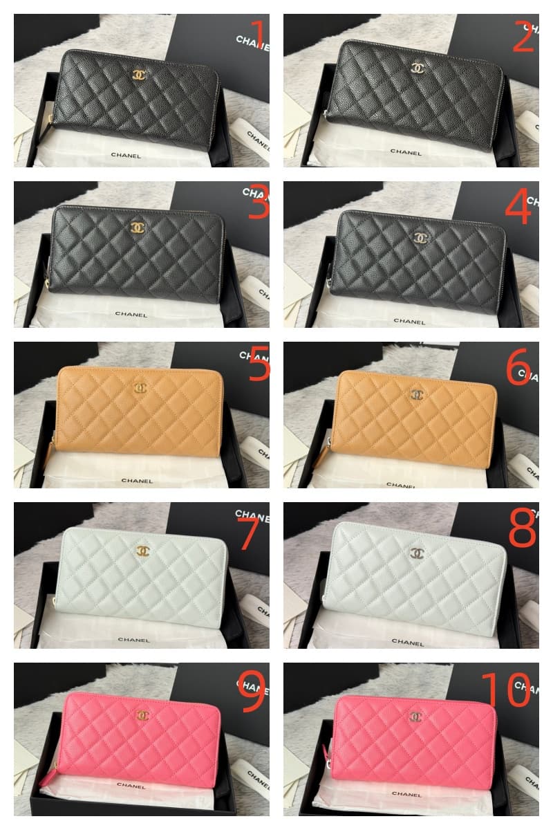 Chanel Classic Long Zipped Wallet A