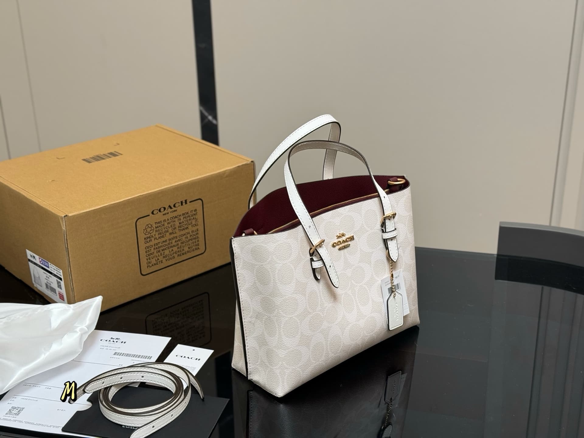 Coach Mollie Tote Bag In Signature Canvas