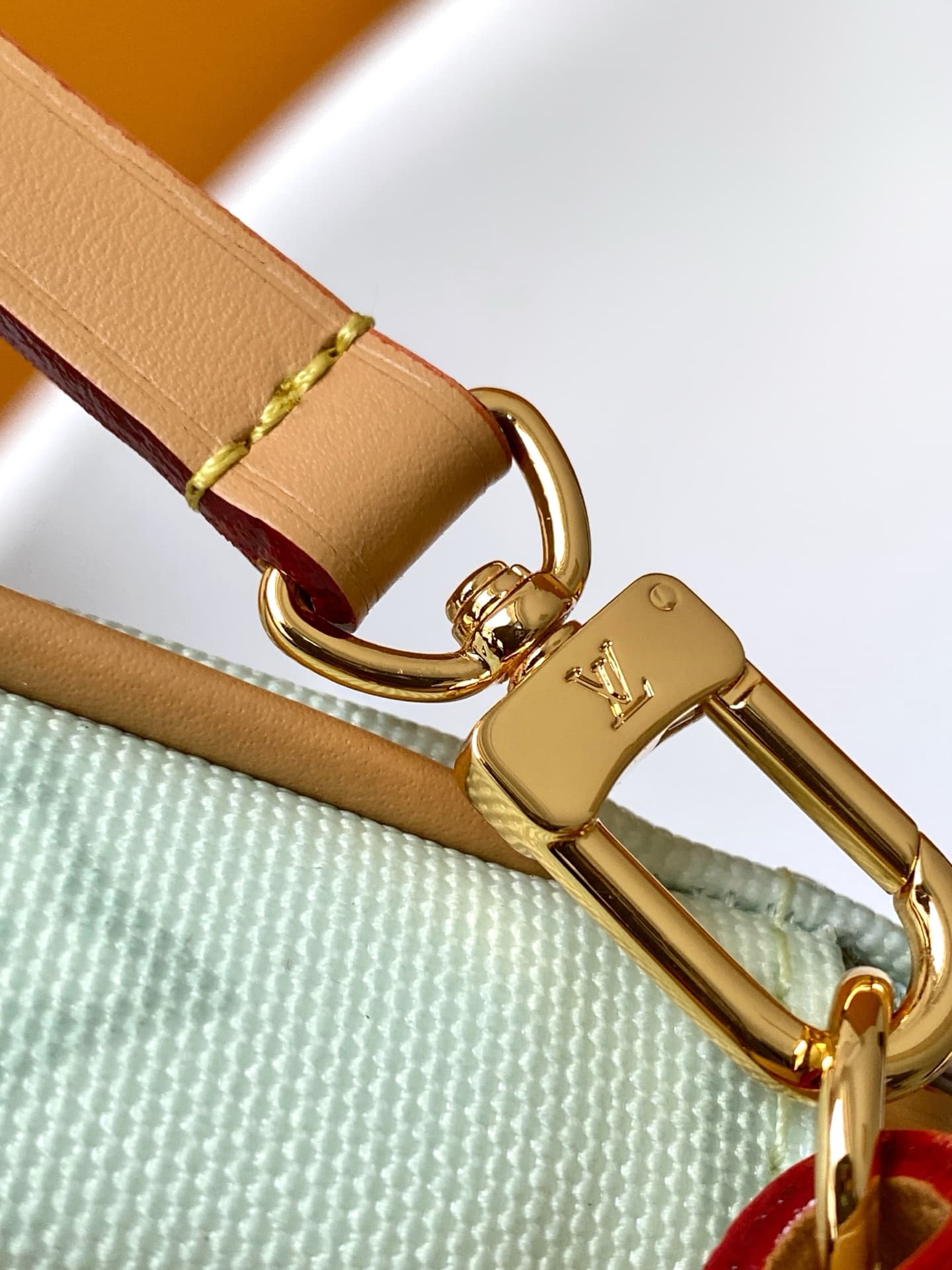 Louis Vuitton Pochette Accessoires Green Asnières Monogram Coated canvas M28320 High