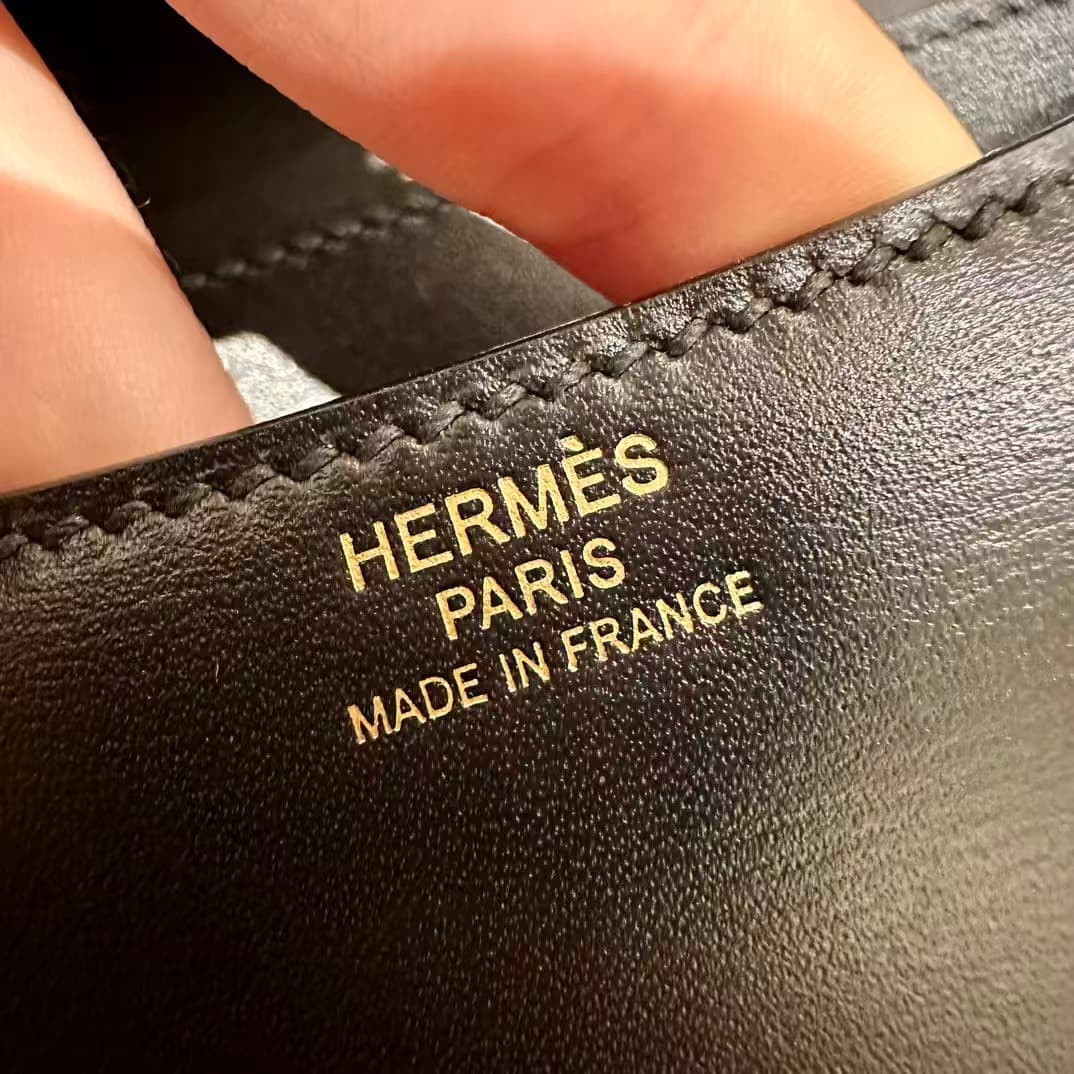 Hermes Constance 18/24cm Box Leather Bag High Customizing Style