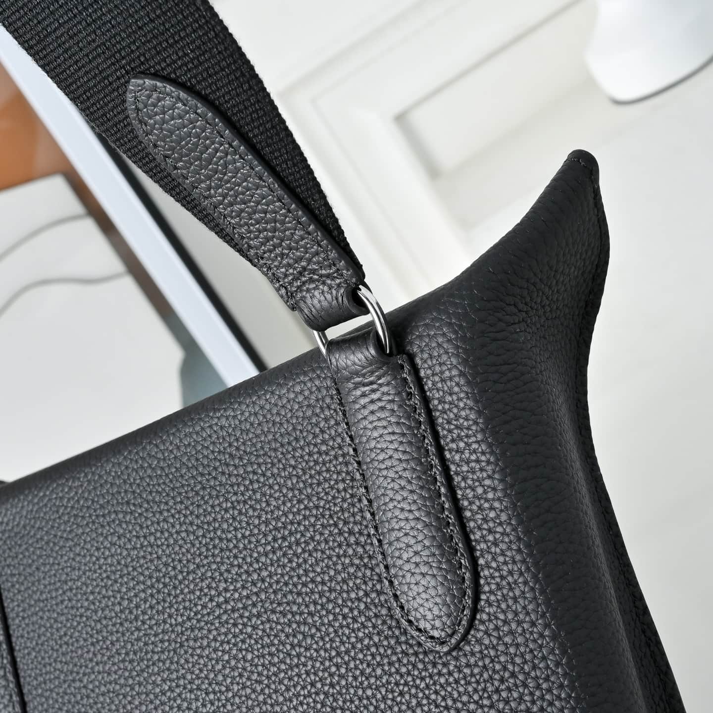 Hermès Videpoches Bag Togo Leather In Black WAX High
