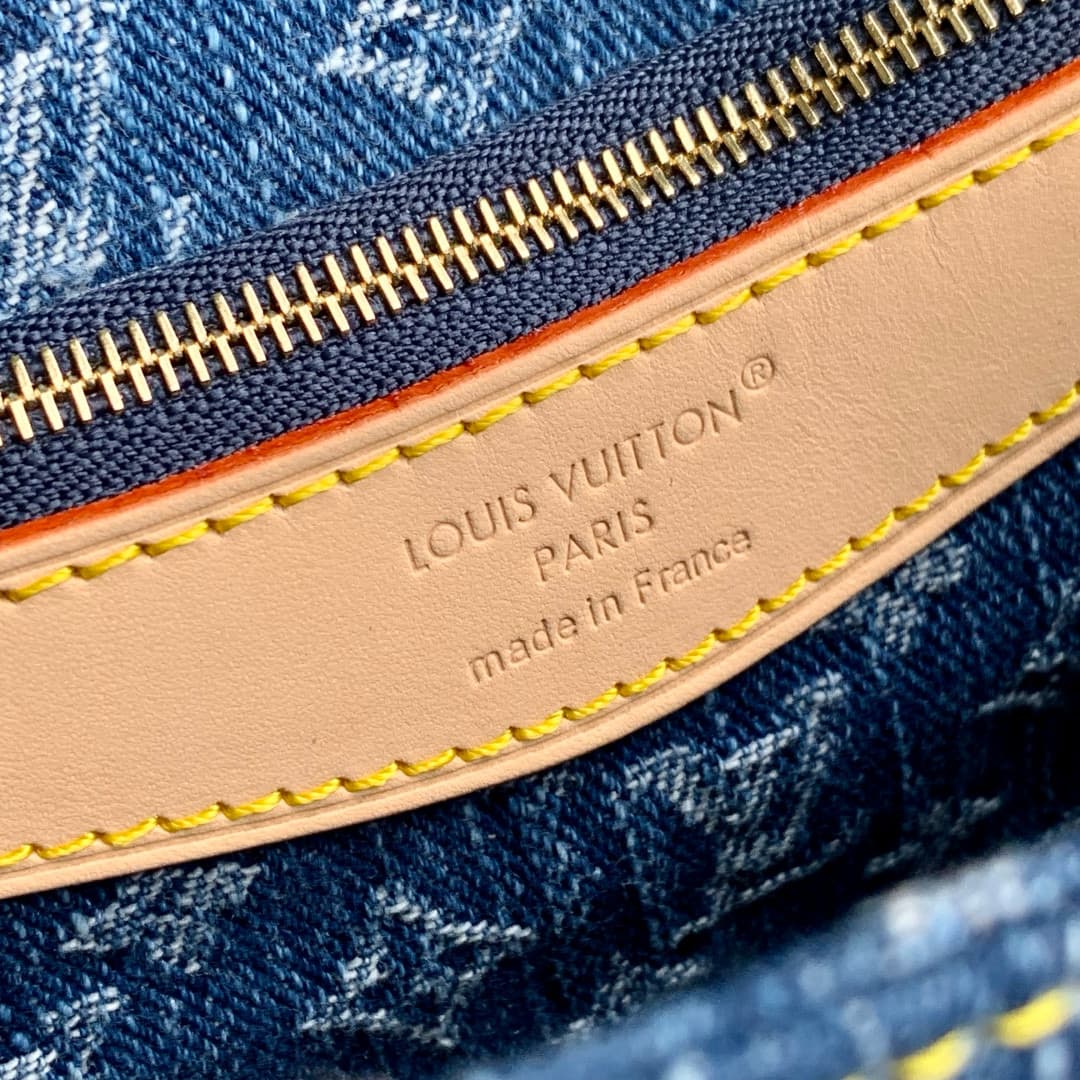 Louis Vuitton Diane Denim Blue M13070 High