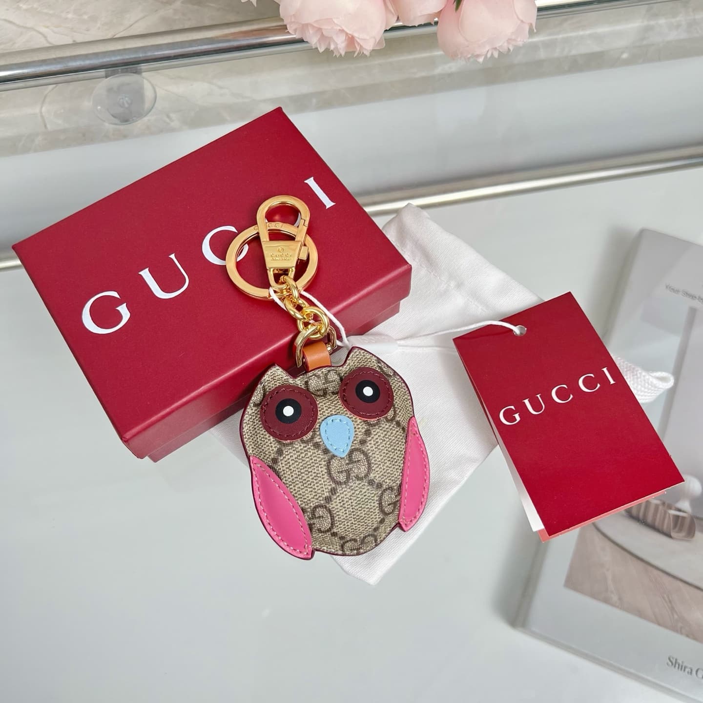 Gucci Owl-shaped bag charm