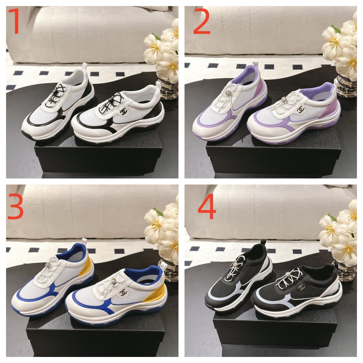 Chanel Trainers Sneaker Shoes Women