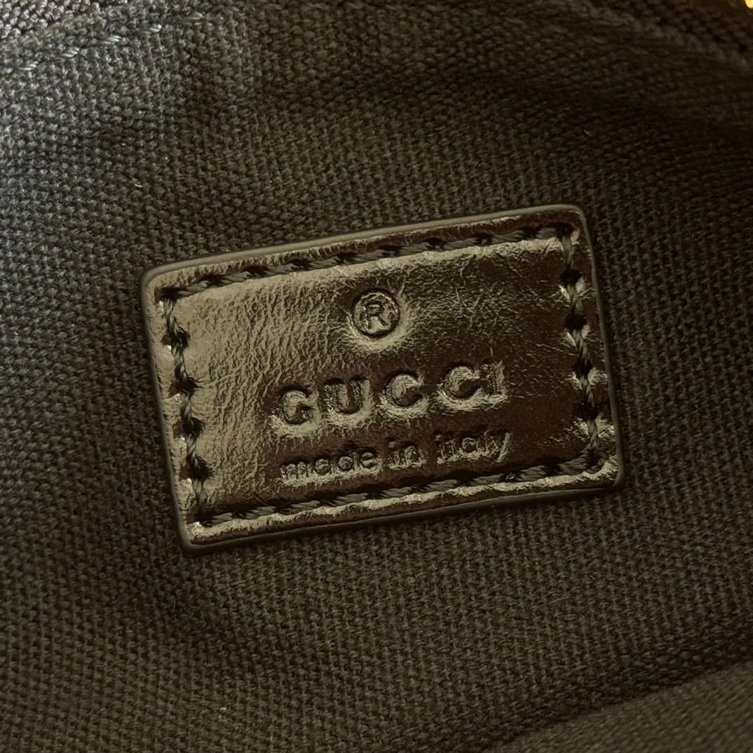 Gucci Giglio large tote bag Black soft glossy leather ‎853971 High