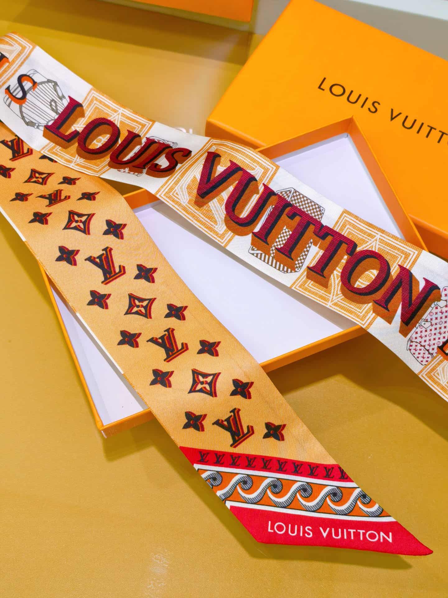 Louis Vuitton Let's Go BB Bandeau Silk Twilly