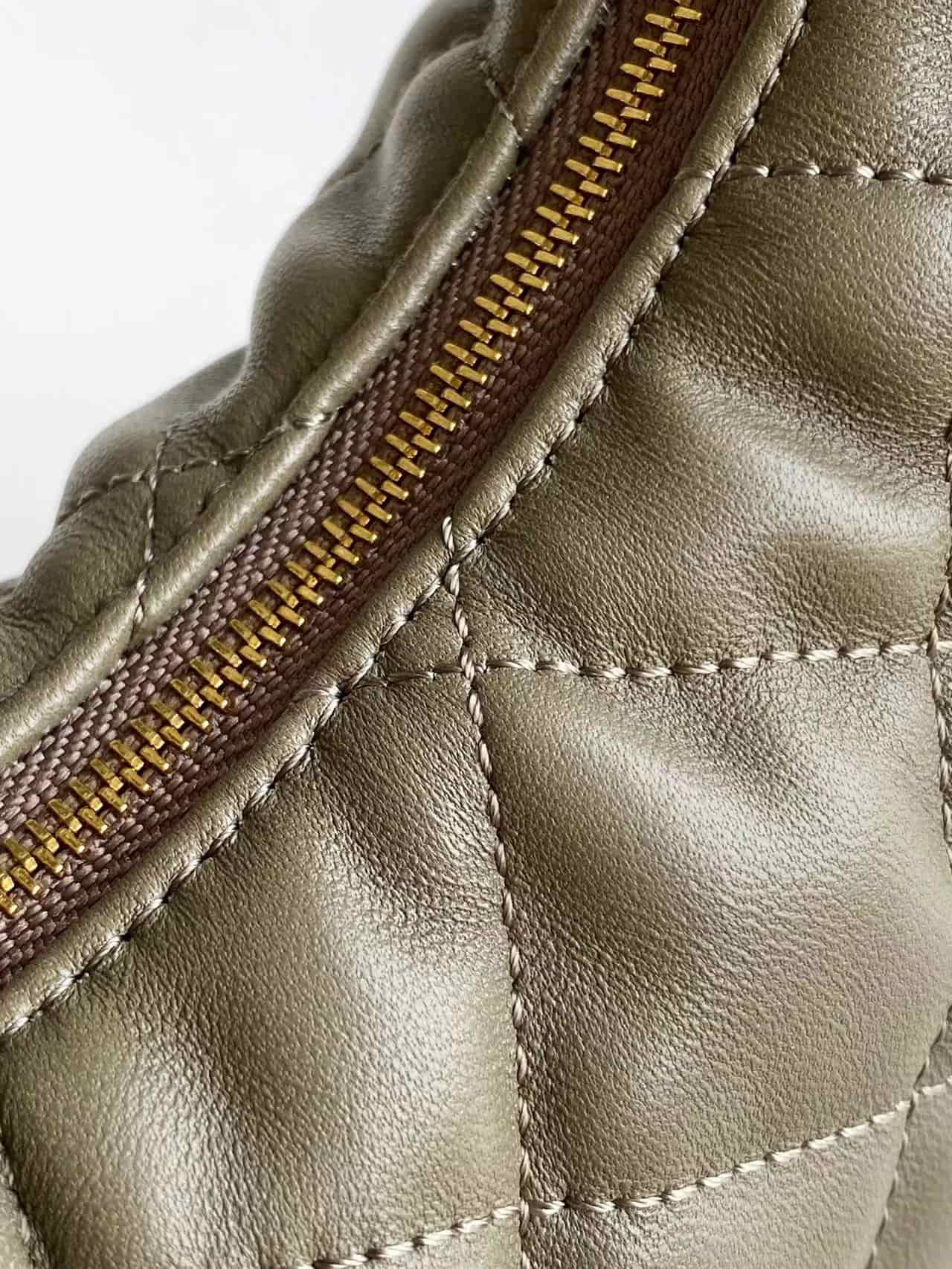 ICARINO in quilted nappa STRONG MOSS High