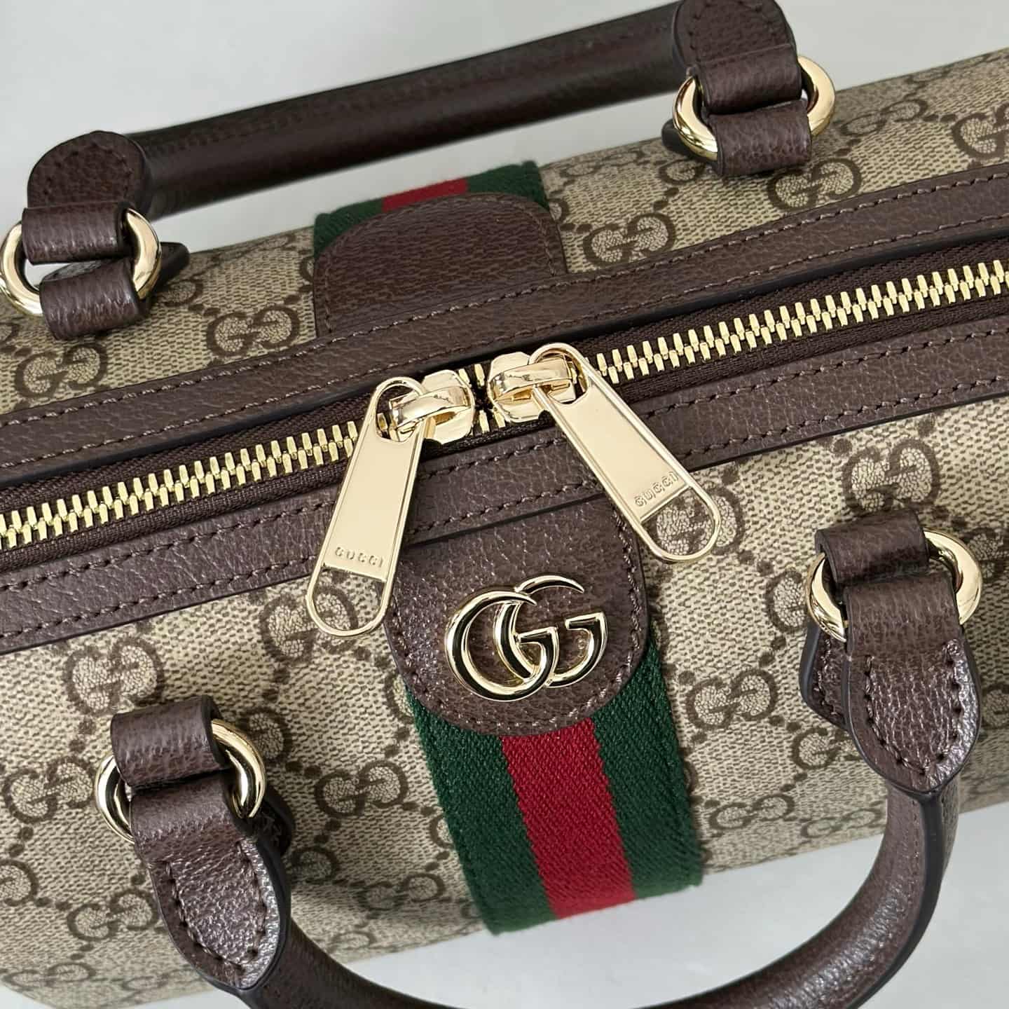Gucci Ophidia small boston bag 841294 Beige High