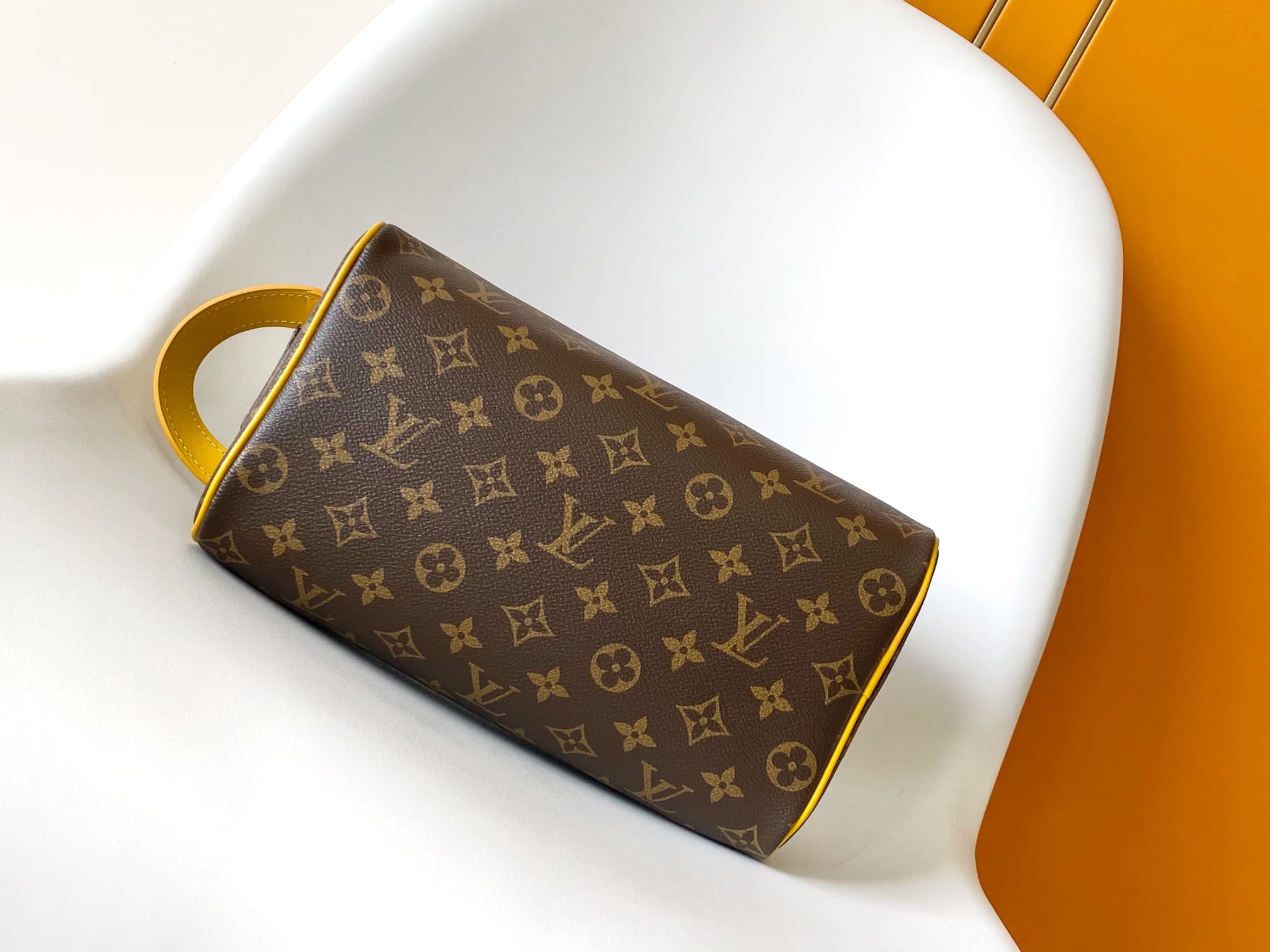Louis Vuitton Dopp Kit Safran Yellow Monogram Macassar coated canvas M12643 High