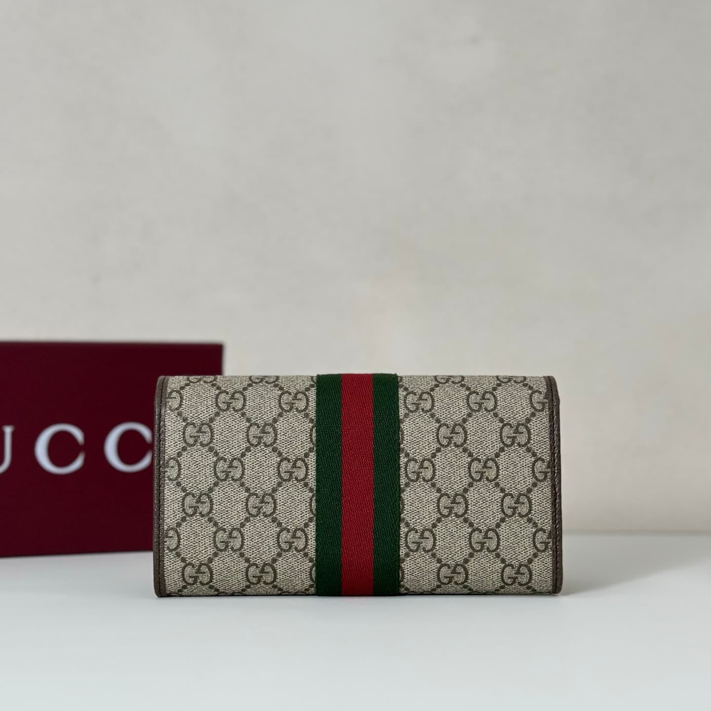 Gucci Ophidia continental wallet Coffee 838485 High