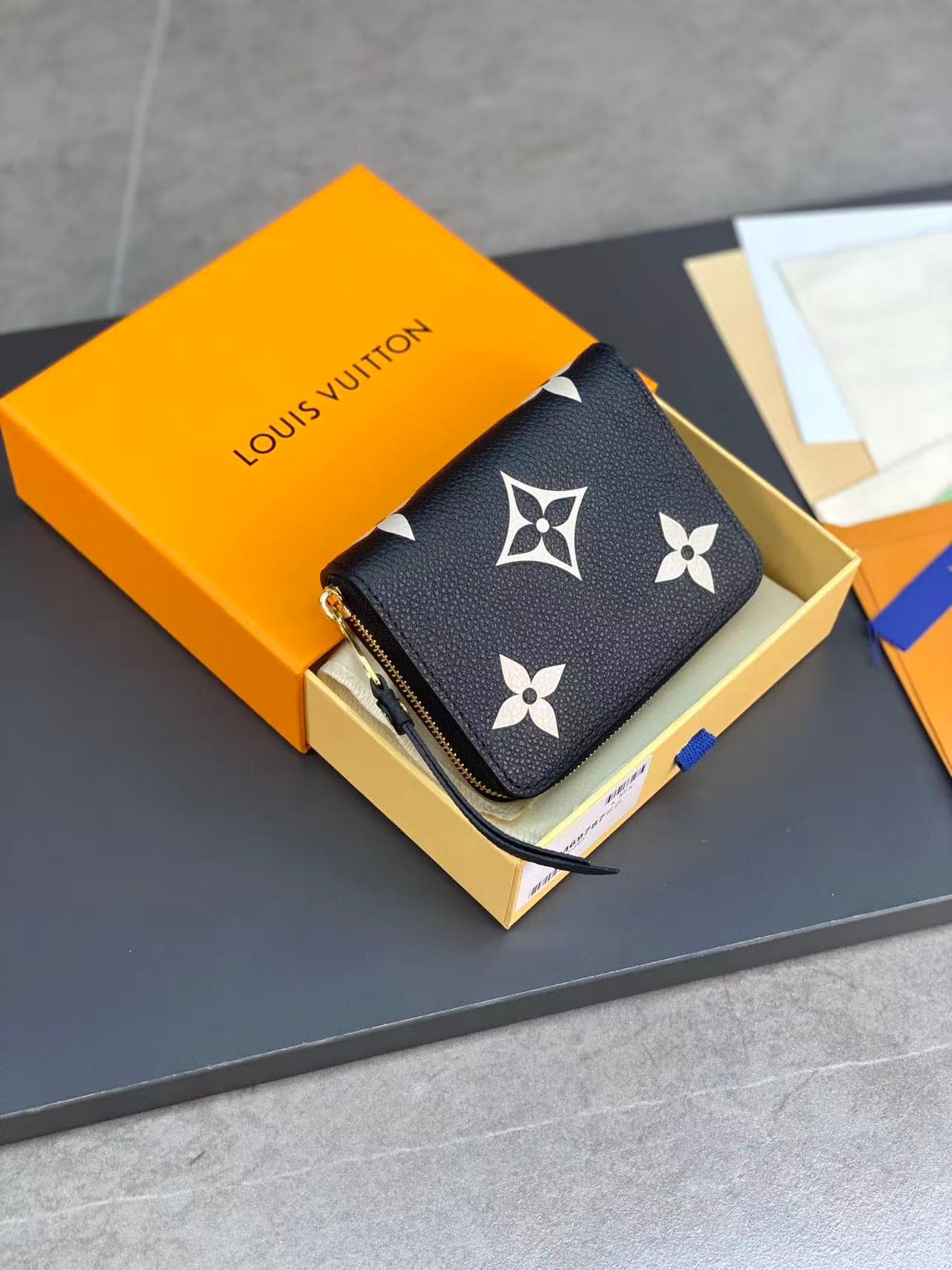 Louis Vuitton ZIPPY COIN PURSE Monogram Empreinte M69797 Black High