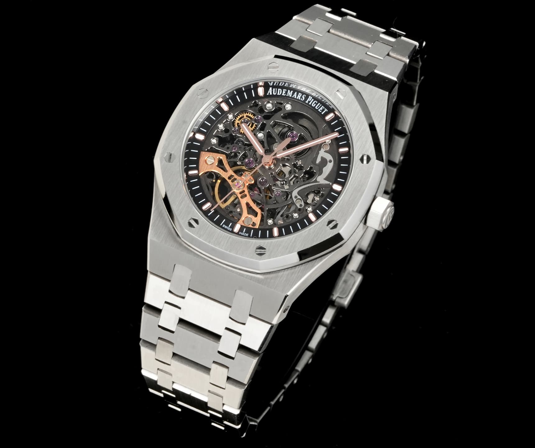Audemars Piguet Royal Oak Double Balance Wheel Openworked Watch TOP