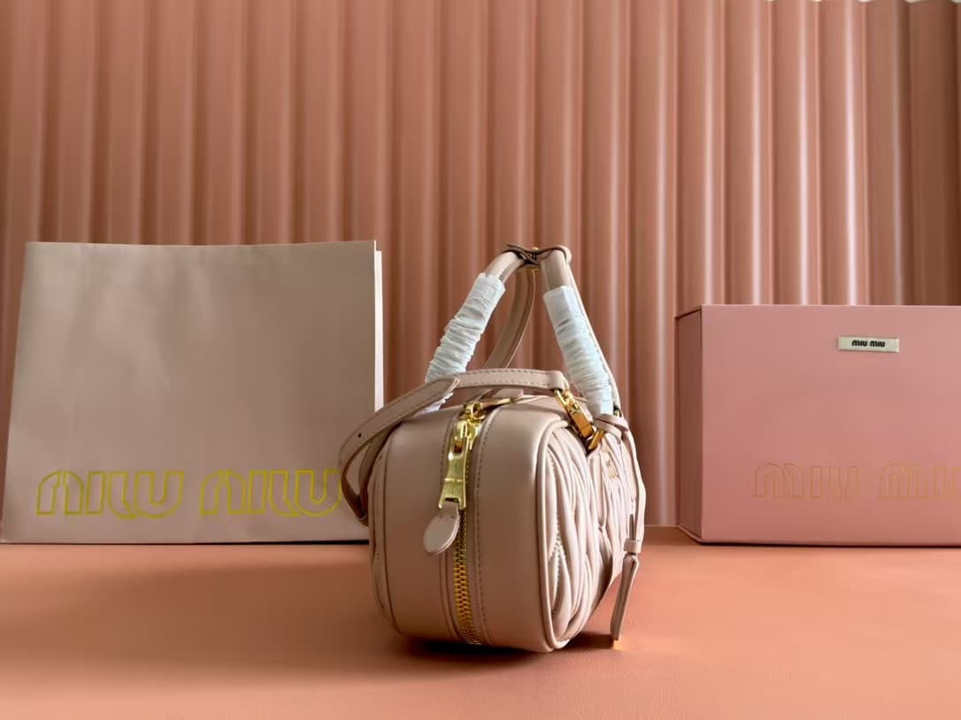 Miu Miu Arcadie matelassé nappa leather Large bag High