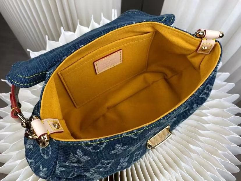 Louis Vuitton Mini Pleaty Bag Monogram Denim canvas M95050 High