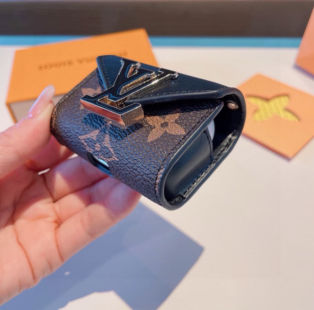 Louis Vuitton monogram canvas AirPods case
