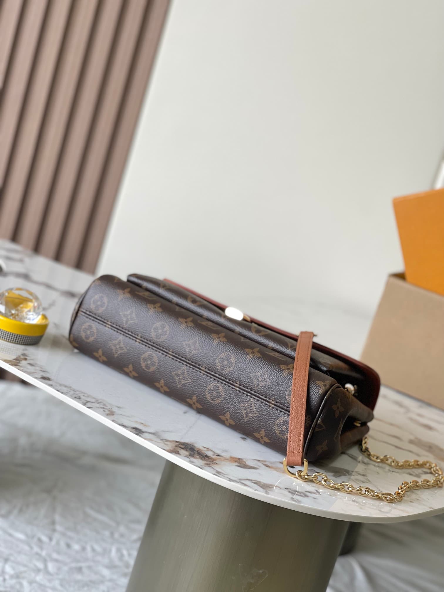 Louis Vuitton Saint Germain PM Monogram/Cognac Leather and coated canvas M27065 TOP