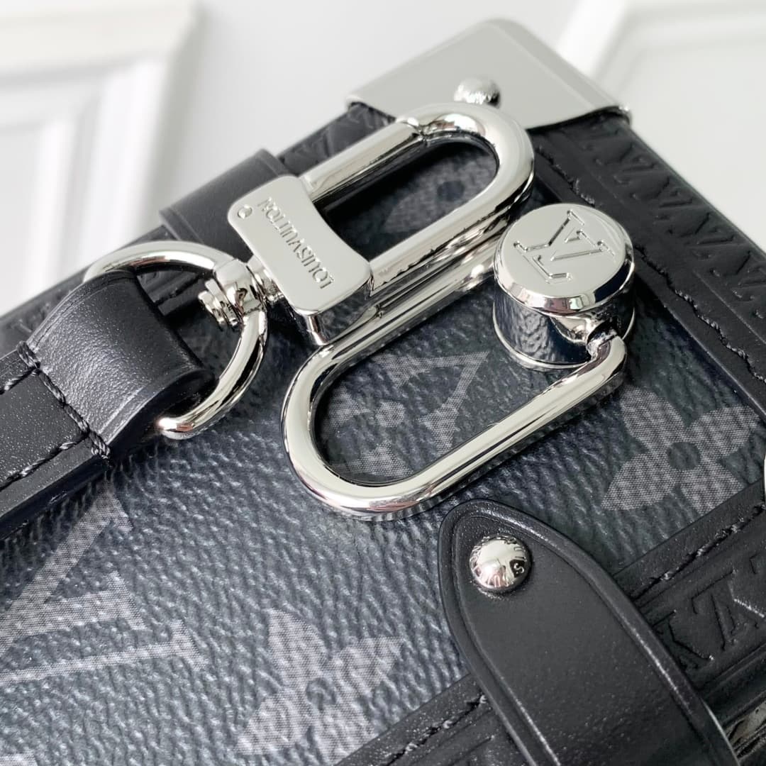 Louis Vuitton Side Trunk MM East West Monogram Eclipse M26226 High