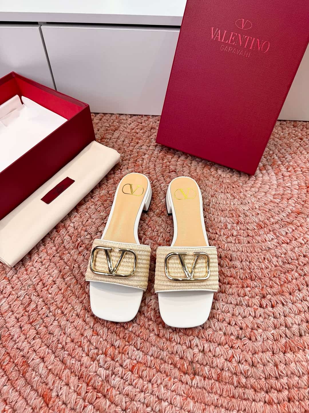Valentino Garavani VLogo Signature Slide Sandals Women