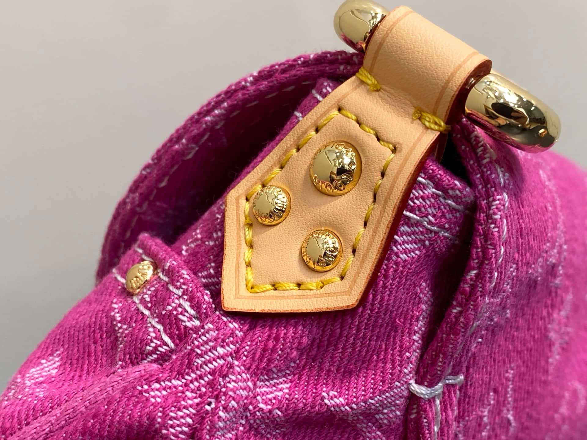 Louis Vuitton Sunset Monogram Fuchsia Denim M28291 High