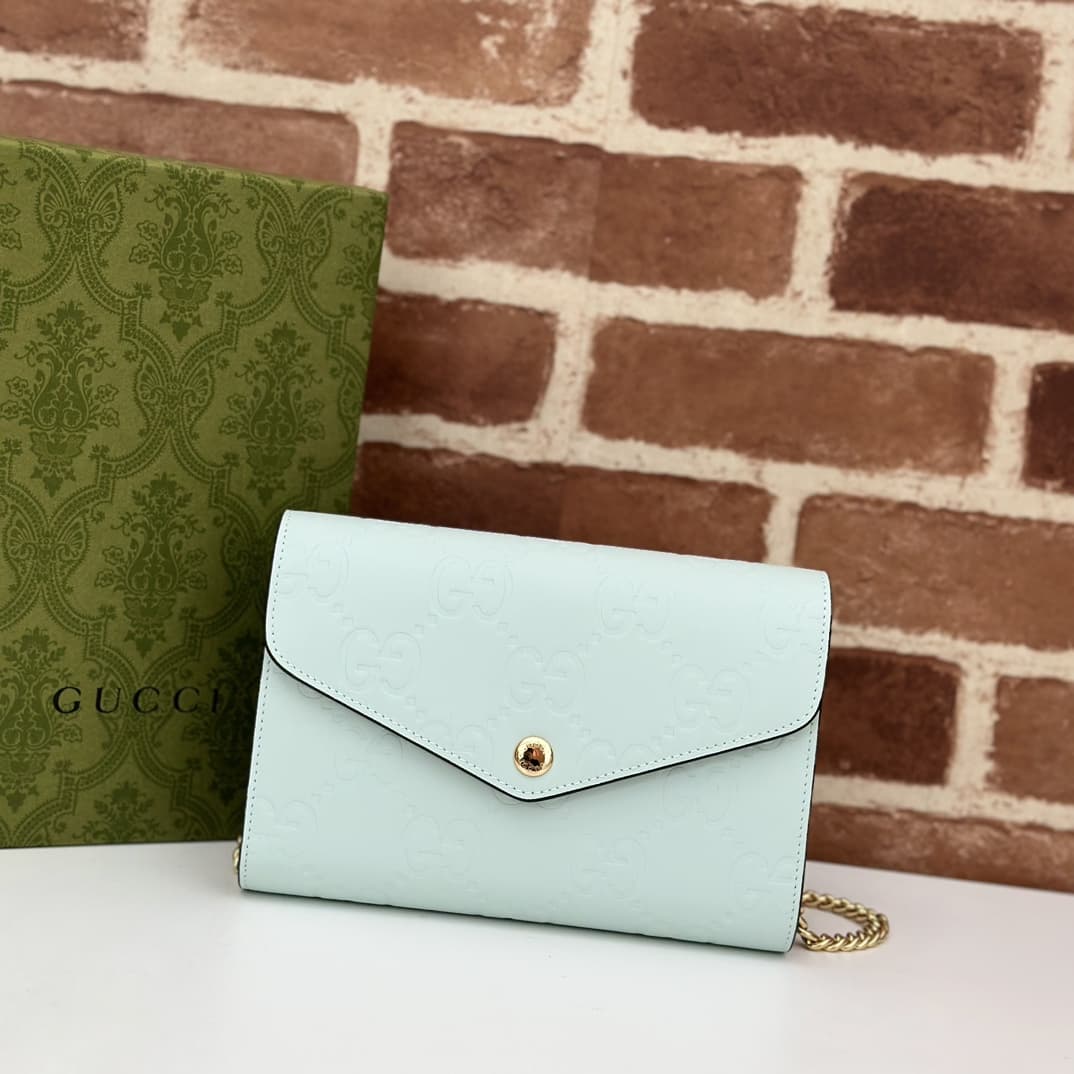 Gucci GG pochette in  GG leather 781555 High