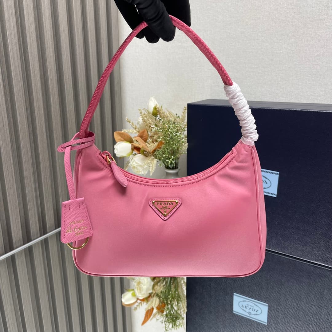 Prada Re-Nylon Re-Edition 2000 mini-bag Pink Recycled Polyamide 1NE515 High