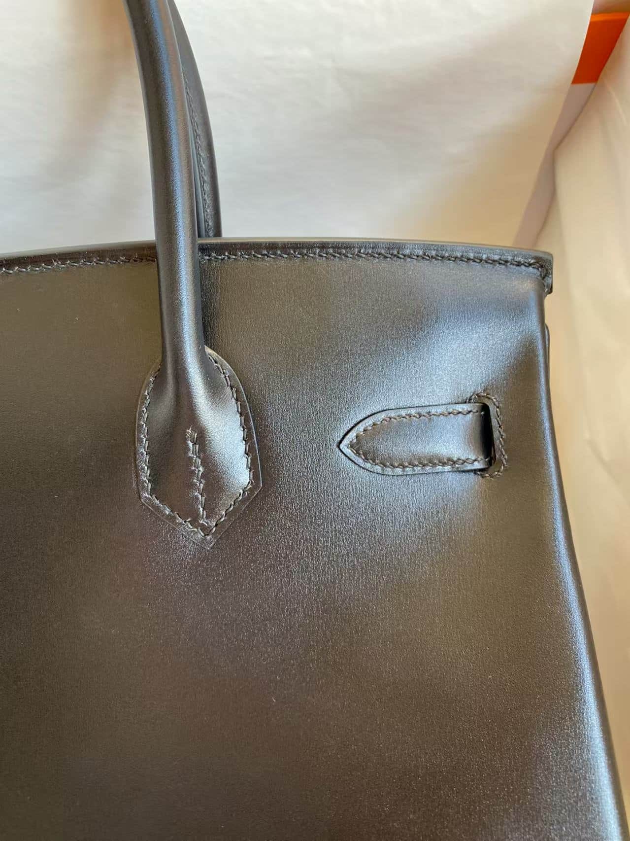 Hermes Birkin 25/30/35cm Bag Box Leather WAX High Customizing Style