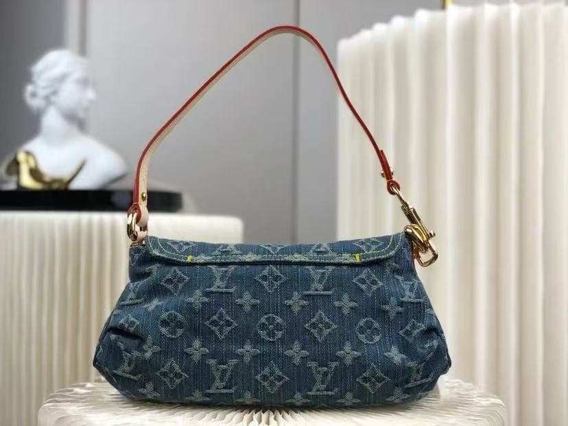 Louis Vuitton Mini Pleaty Bag Monogram Denim canvas M95050 High
