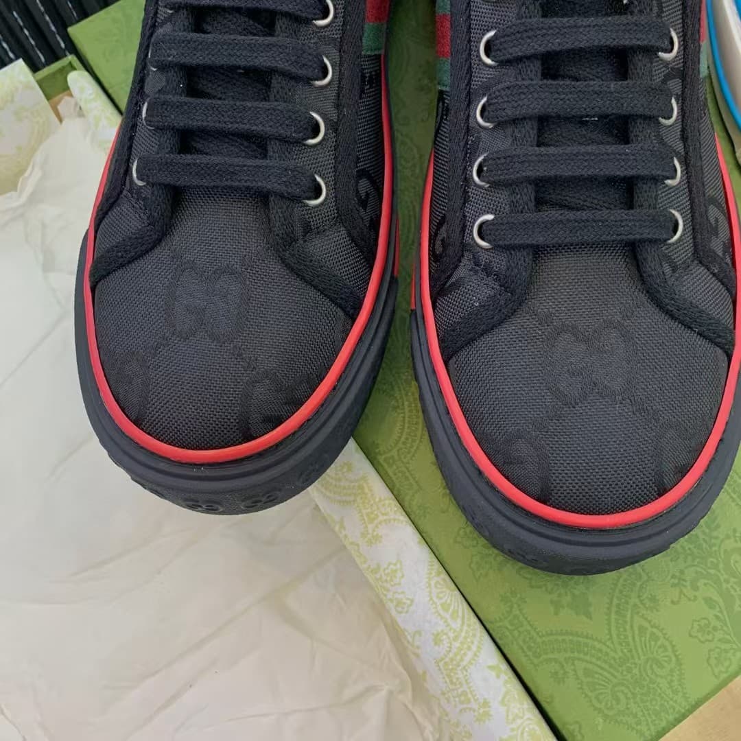 Gucci Tennis 1977 Off the Grid Low Black Shoes Women
