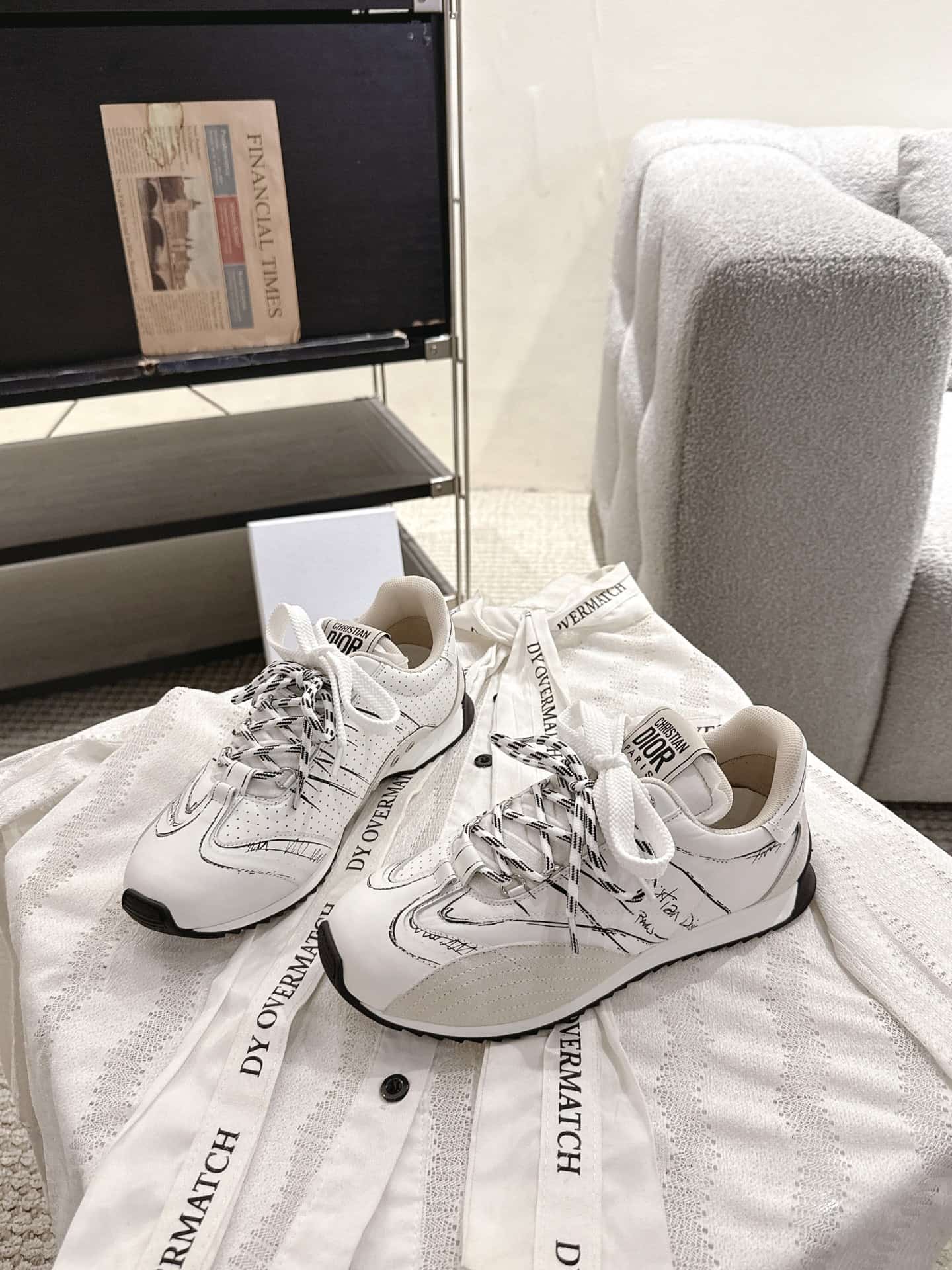 Dior D-Sketch Sneaker Shoes Women