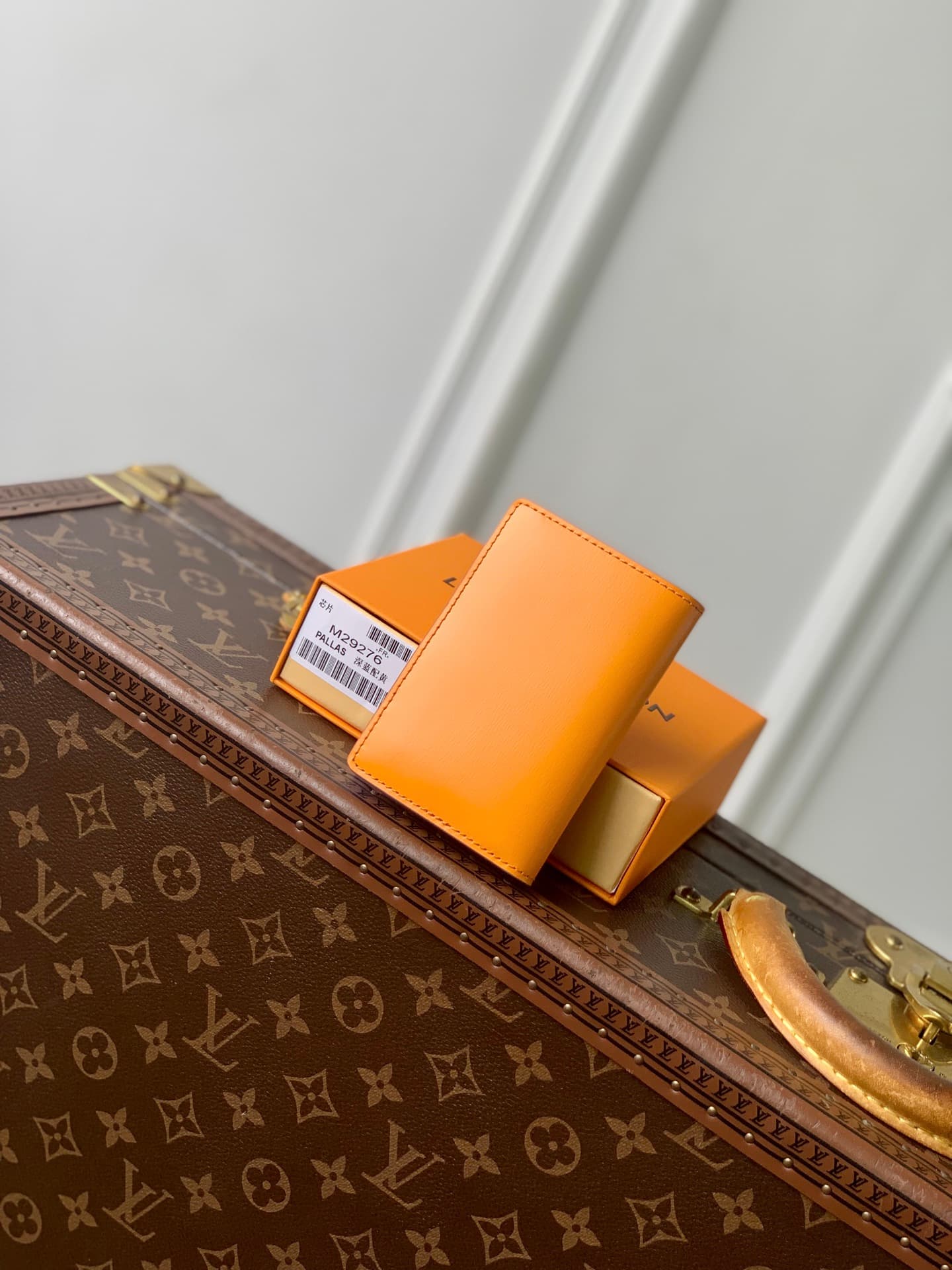 Louis Vuitton Pocket Organizer Saffron Calfskin leather M29276 High