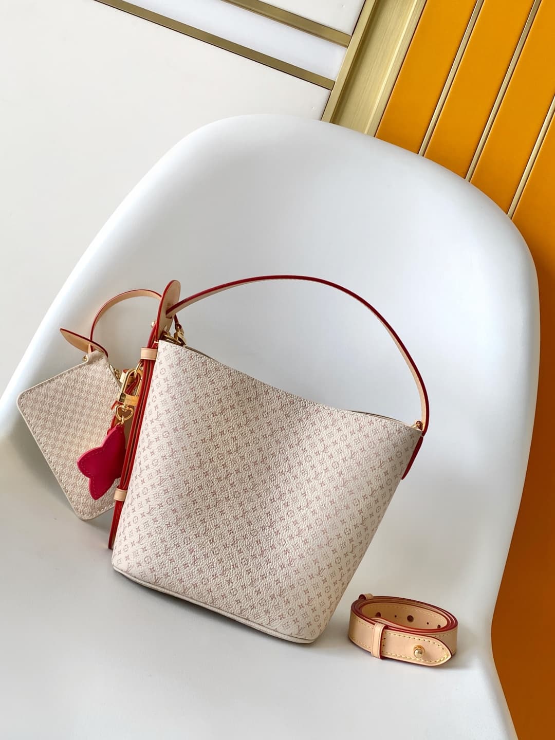 Louis Vuitton All In BB Dune/Sand Calfskin leather M15130 High