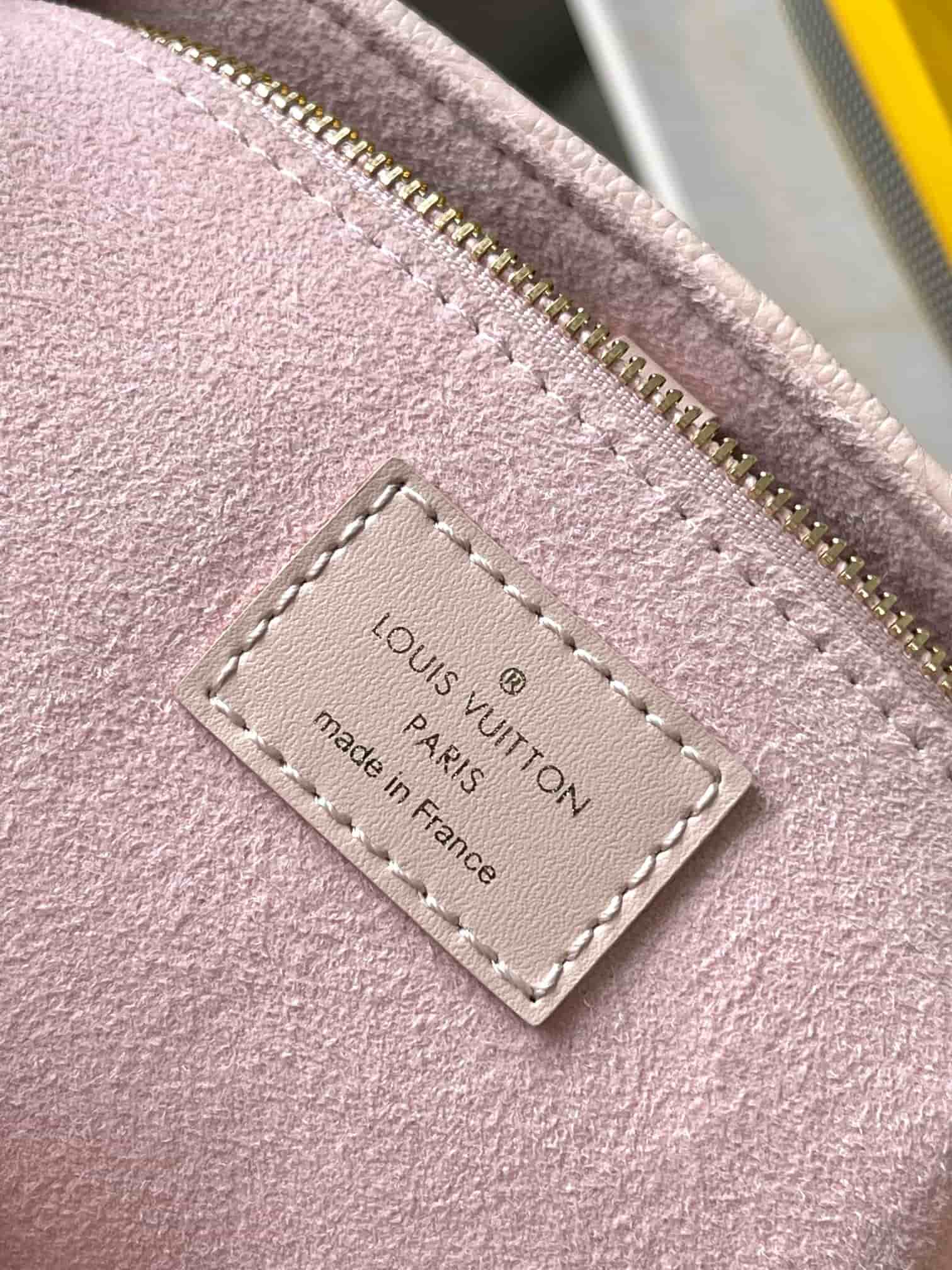 Louis Vuitton OnTheGo PM Monogram Empreinte Leather Pink Opale M47135 Top
