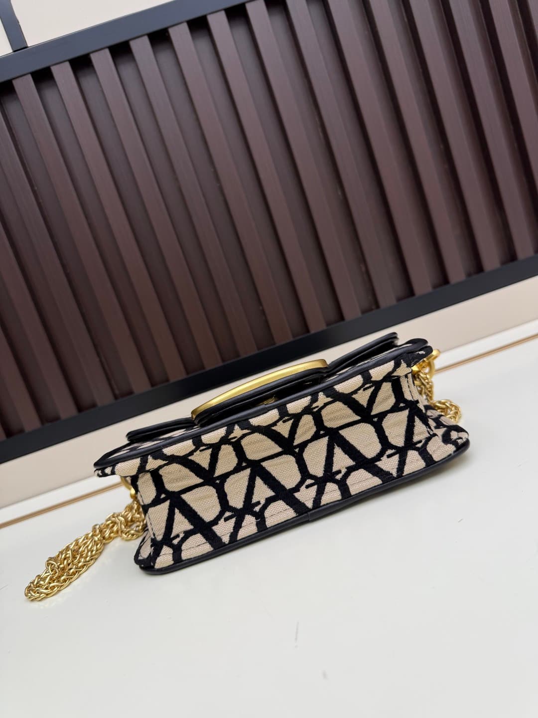 Valentino VLogo Garavani Loco Small Shoulder Bag in Toile Iconographe High