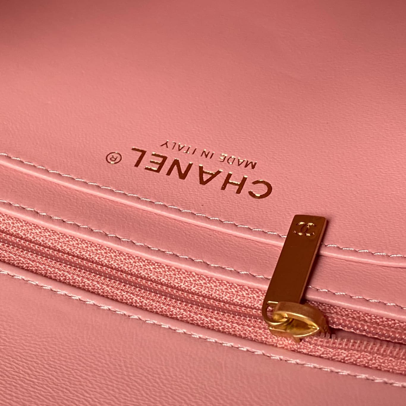 Chanel Small Flap Bag with Top Handle Lambskin& Gold-tone Metal Light Pink AS5814 A