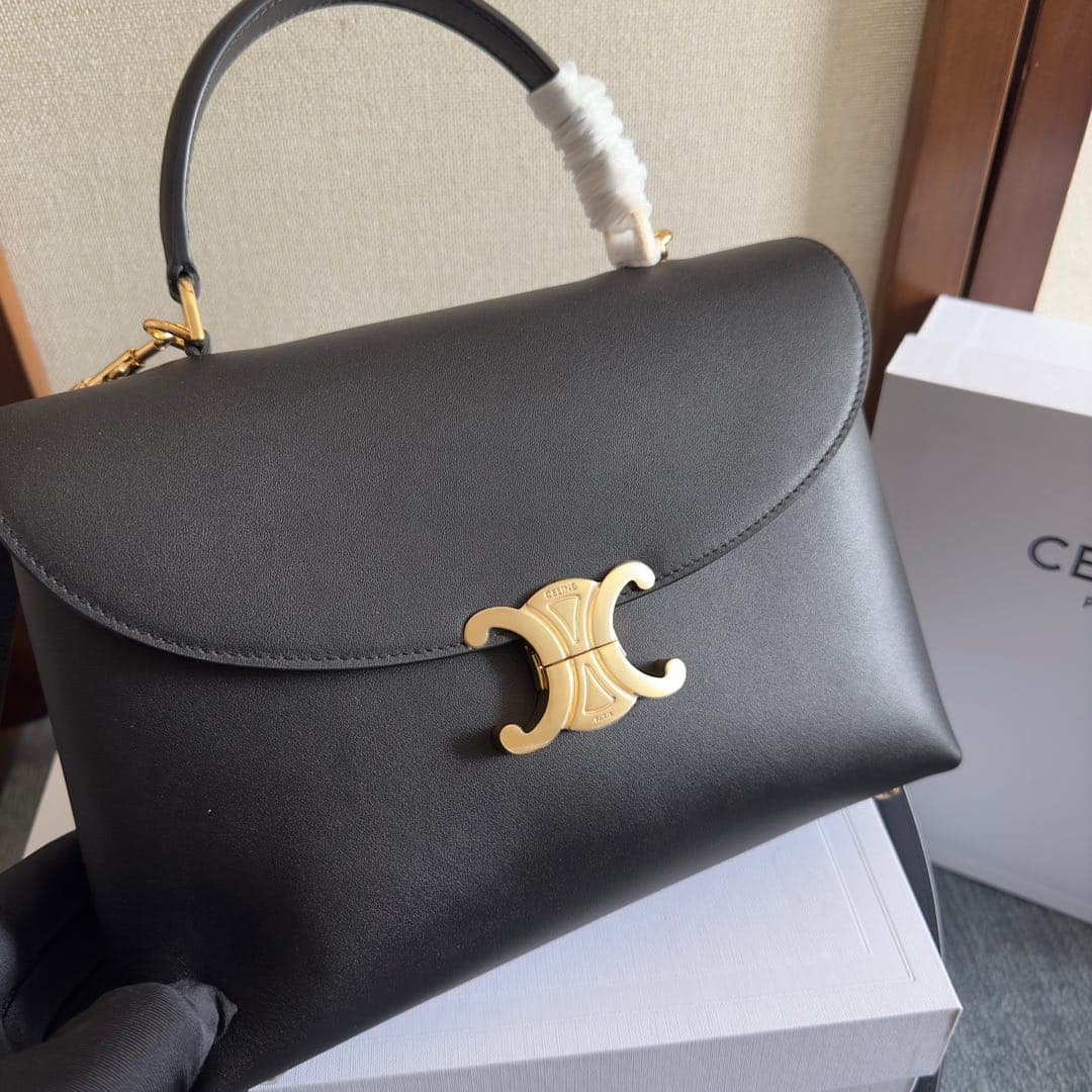 Celine Small Nino bag in Black Supple Calfskin High