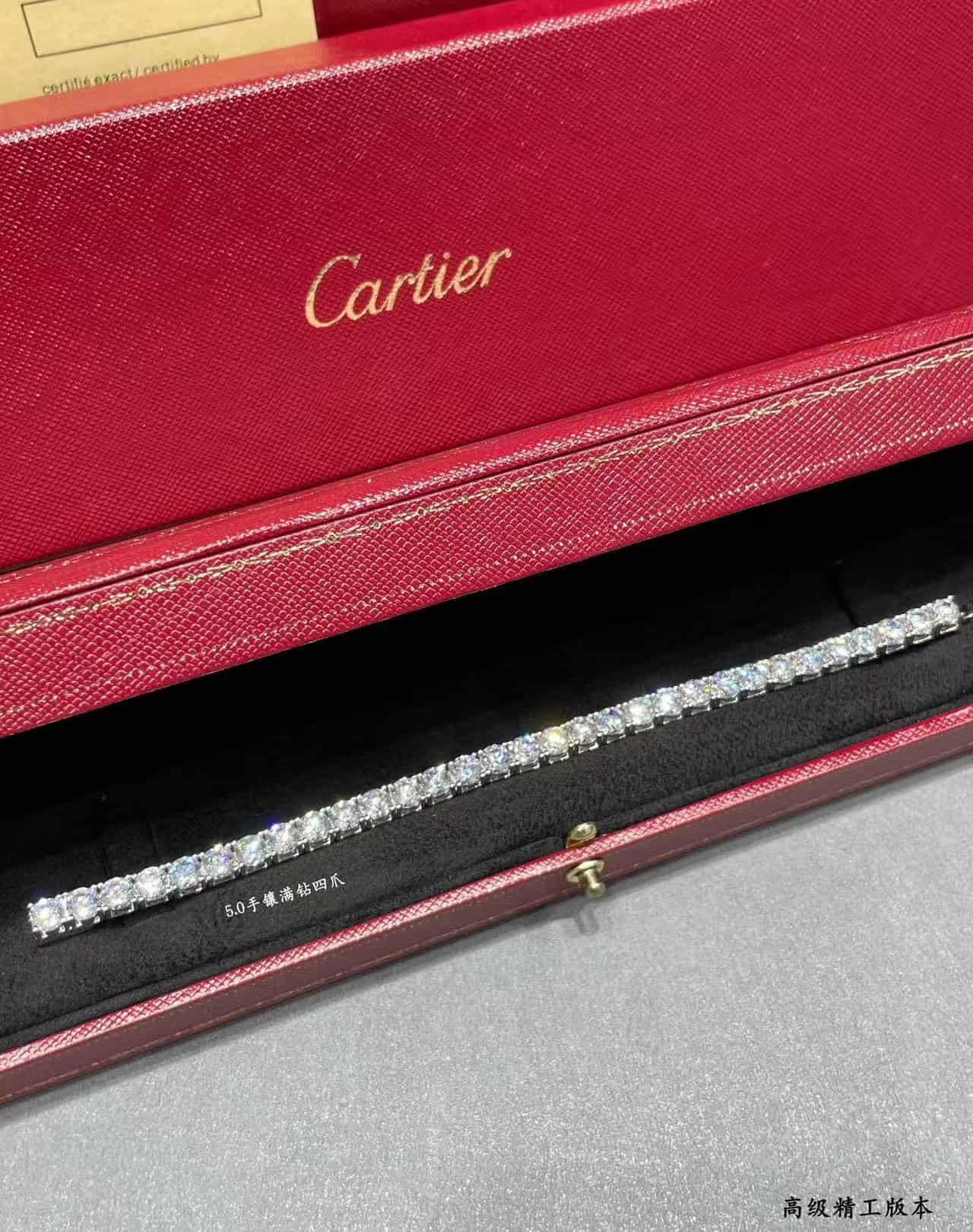 Cartier Bracelet Hand-set high carbon diamonds 5.0