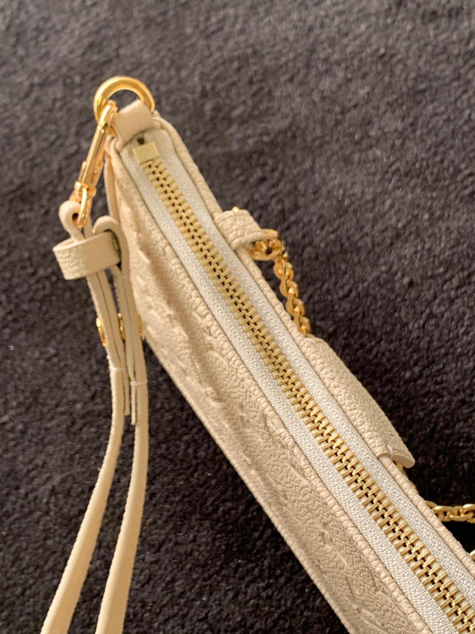 Louis Vuitton EASY POUCH ON STRAP Monogram Empreinte Leather M81066 High