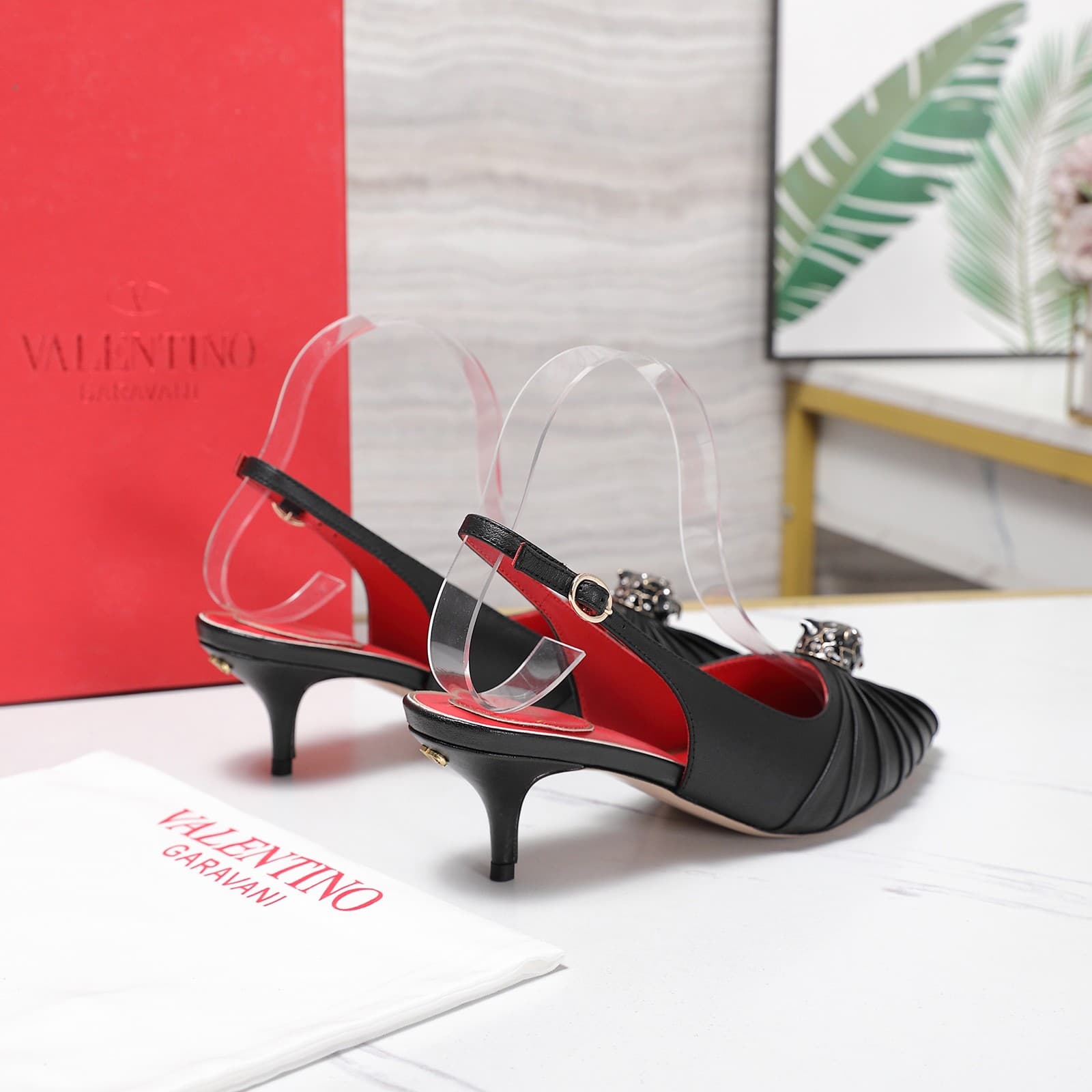 Valentino Garavani Panthea Goatskin Pumps Women