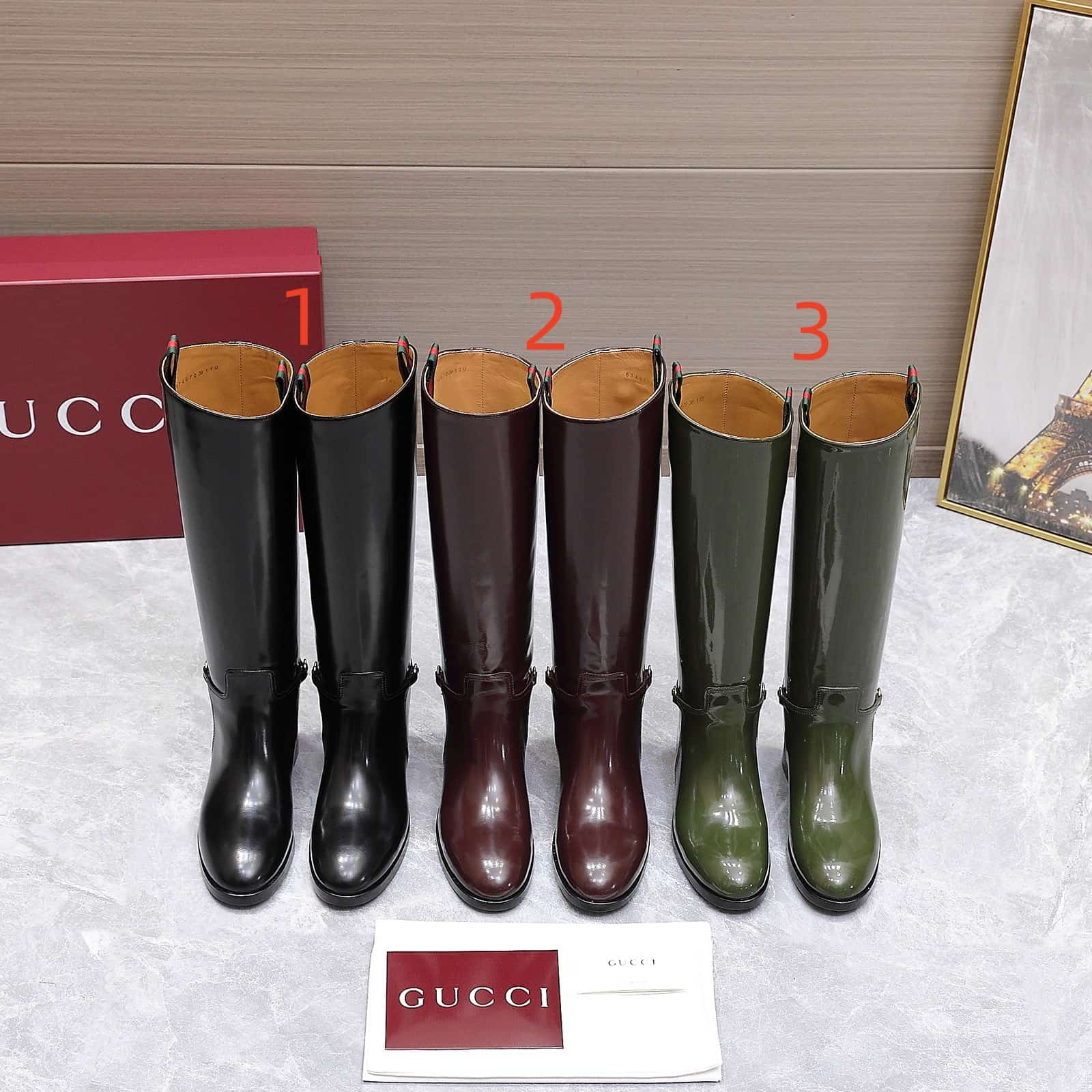 Gucci boot with slim Horsebit Women