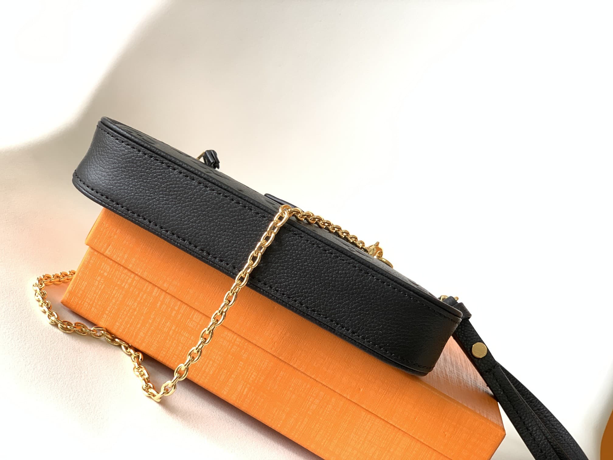 Louis Vuitton EASY POUCH ON STRAP Monogram Empreinte Leather M80349 High