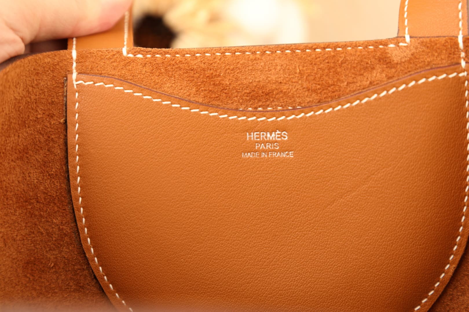 Hermès Picotin In-The-Loop 18 bag Silver/Gold Metal Gold Wax High
