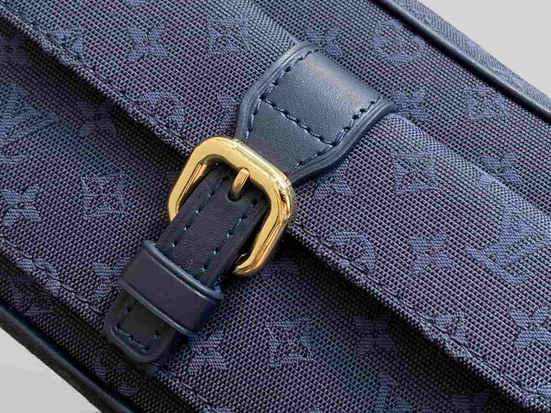 Louis Vuitton Navy Monogram Mini Lin Juliette Crossbody Bag M92216 High