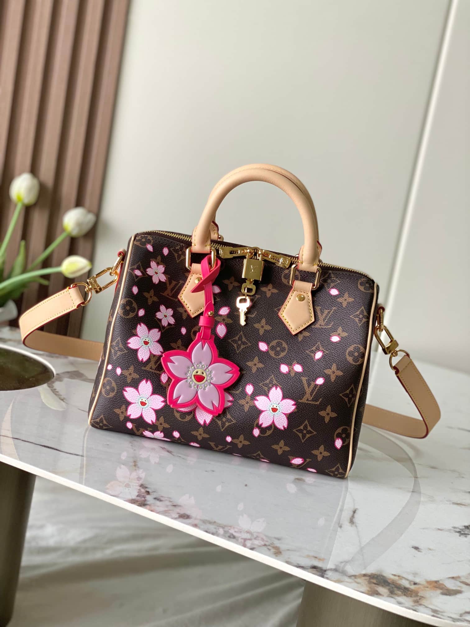 Louis Vuitton x Murakami Speedy Bandoulière 25 Monogram coated canvas M14174 High