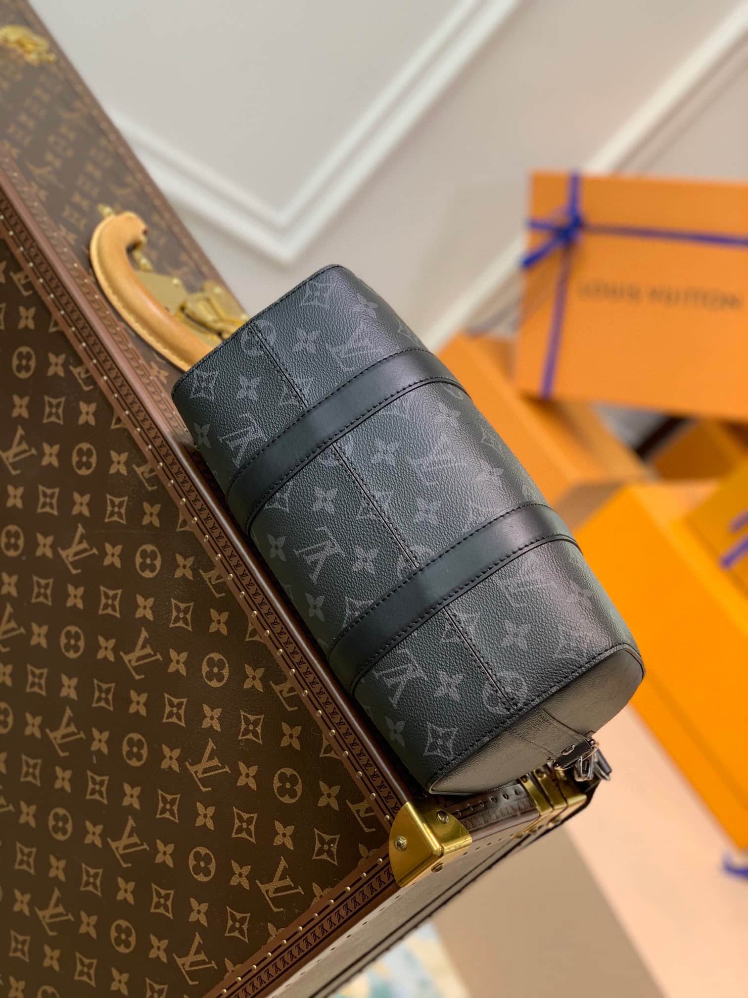 Louis Vuitton City Keepall Monogram Eclipse Reverse coated canvas M45936 High