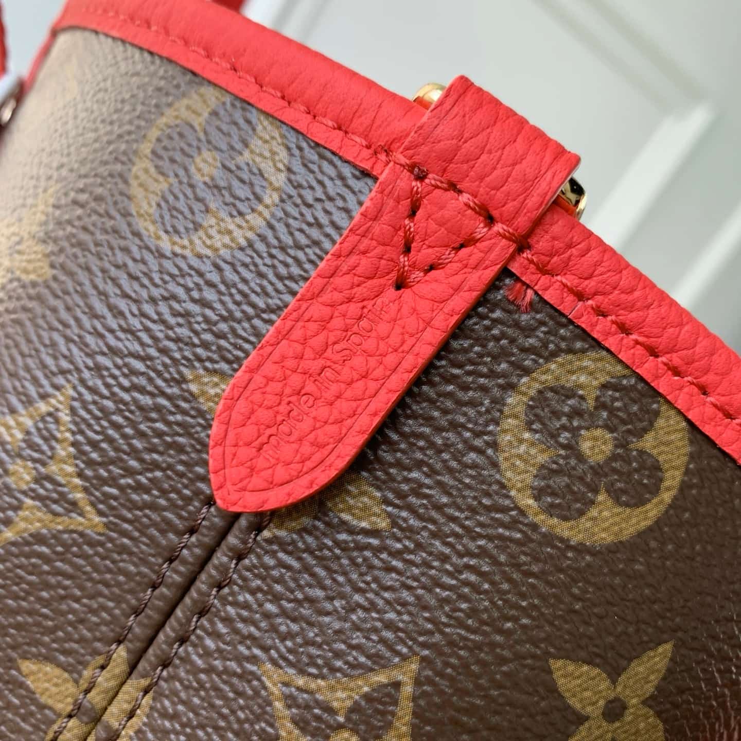 Louis Vuitton Neverfull Inside Out BB Monogram/Sari Red M28318 High