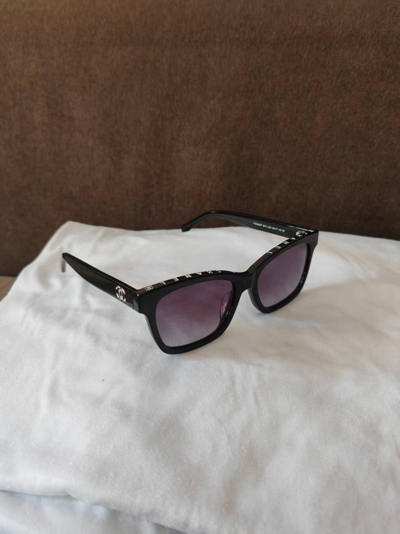Chanel square polarized sunglasses